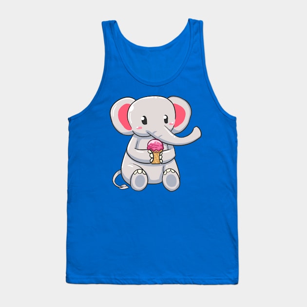 Elephant Ice cream Tank Top by Candy Store